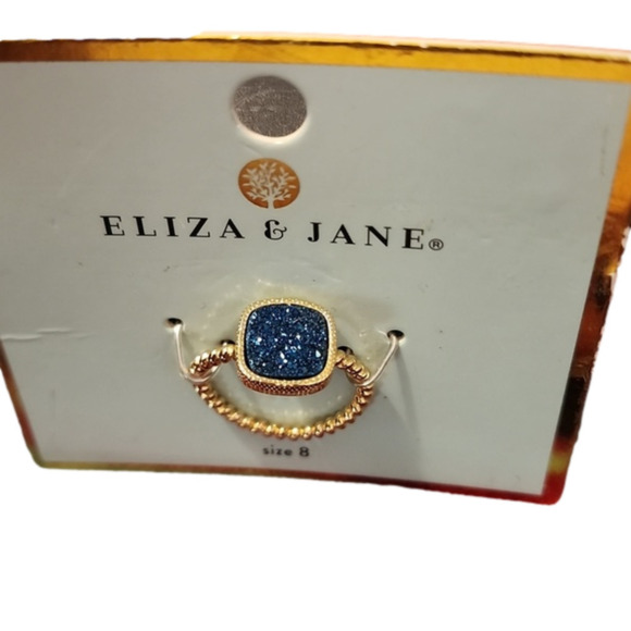 BNIB Blue Shimmer Druzy Ring ❤️ - Picture 3 of 3